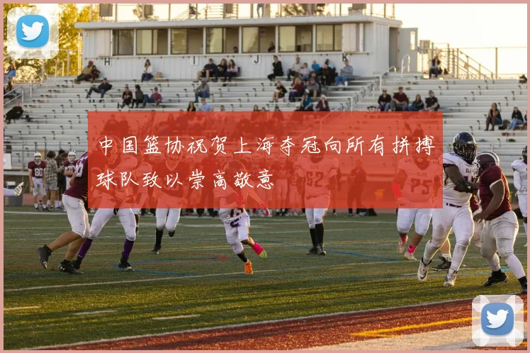 中国篮协祝贺上海夺冠向所有拼搏球队致以崇高敬意